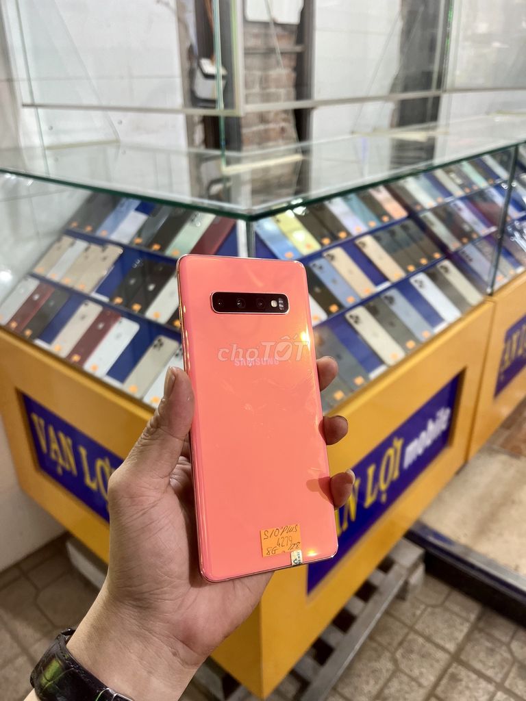 Samsung S10 Plus Hồng Đẹp (8GB/128GB). Mua bán Điện thoại tại Thành phố Bến Tre Bến Tre được đăng bởi VanLoi Mobile hình 1