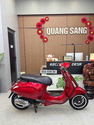 Vespa 150cc Đỏ Cherry siêu lướt 8k km Hỗ trợ góp