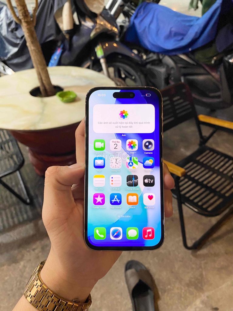 iPhone 14 Pro 256GB Trắng Quốc Tế Full Chức Năng. Mua bán Điện thoại tại Quận Gò Vấp Tp Hồ Chí Minh được đăng bởi Miễn Tiếp Cò Lái hình 1