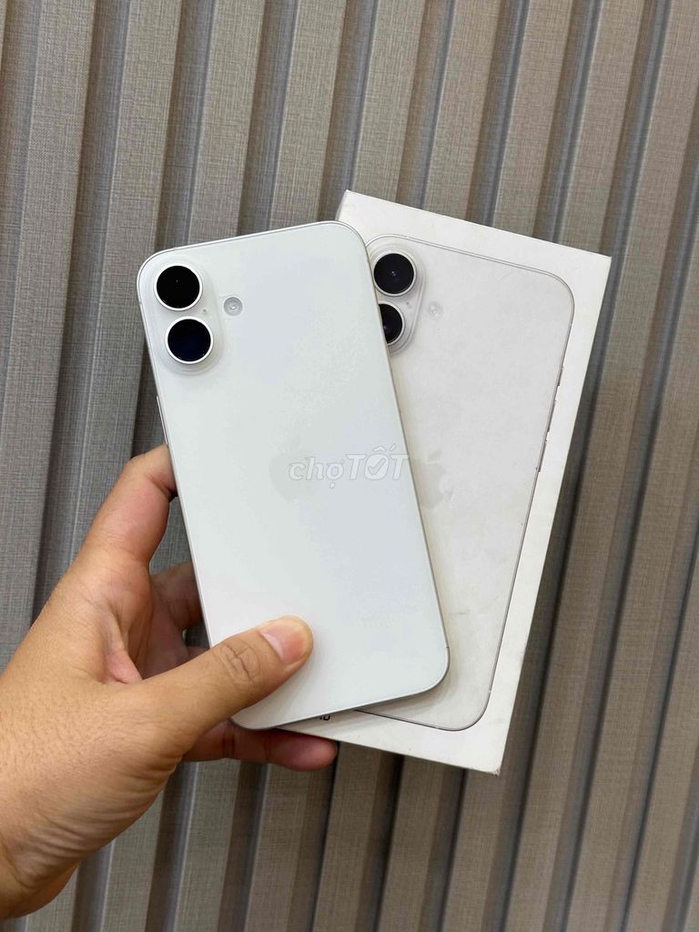 16 Plus 128GB Vn Trắng Pin 100 sạc 5L Bh 4/2027. Mua bán Điện thoại tại Quận Ninh Kiều Cần Thơ được đăng bởi Quý Mobile Cần thơ hình 1