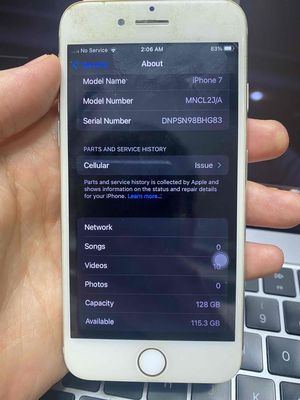 Apple iPhone 7 128GB Bạc Đã sử dụng