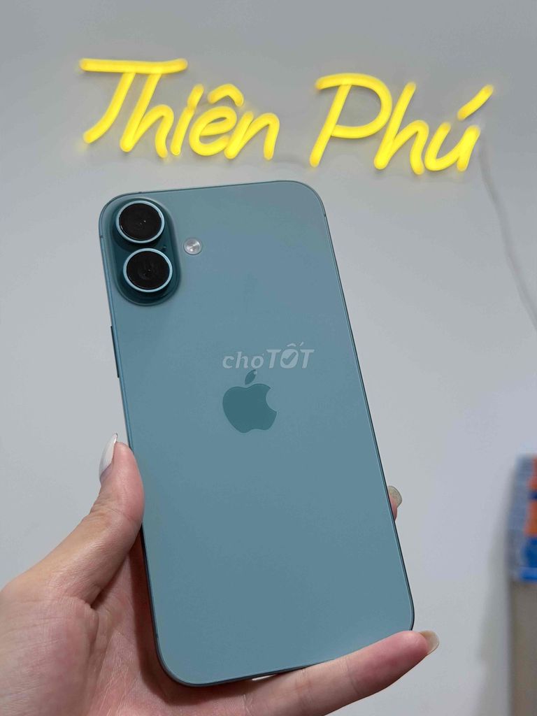 iPhone 16Plus QT 128gb Xanh Mòng Két Zin NguyênBản. Mua bán Điện thoại tại Quận Thanh Khê Đà Nẵng được đăng bởi Thiên phú  hình 1