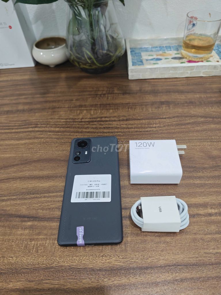 Xiaomi Mi 12S Pro 12/256 Đen sạc 120w có ship COD. Mua bán Điện thoại tại Quận Hoàng Mai Hà Nội được đăng bởi Trần Ngọc Hiếu hình 1