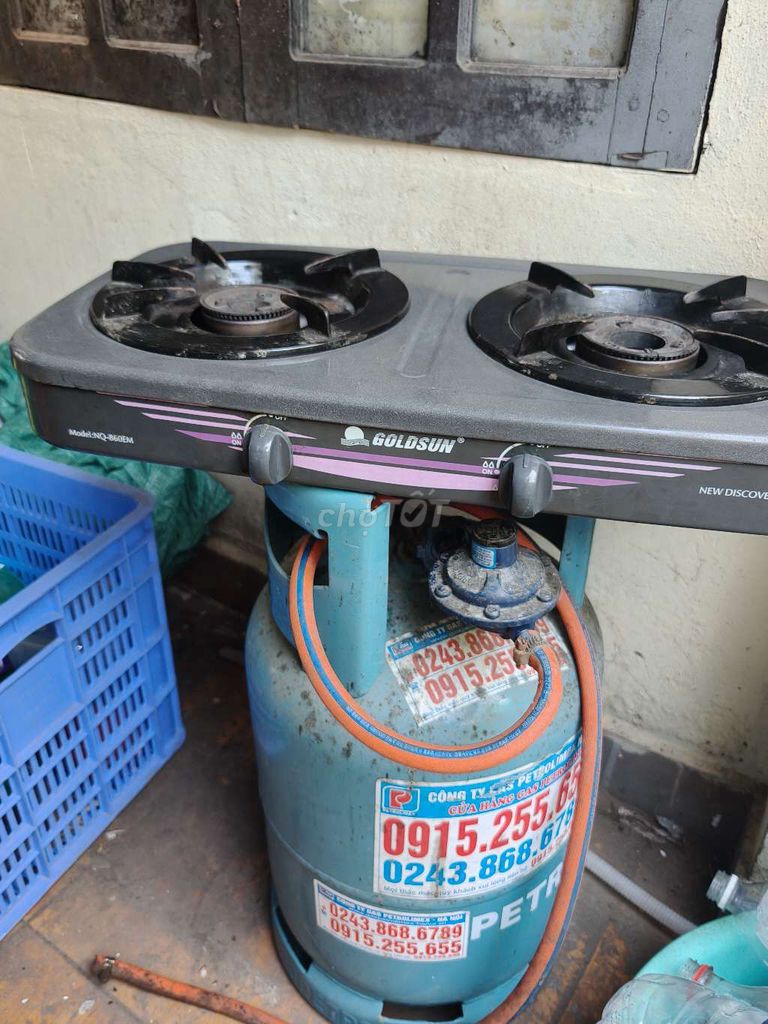 Bán bộ bếp gas Goldsun cả bình và van gas mới. Mua bán Bếp, lò, đồ điện nhà bếp tại Huyện Hoài Đức Hà Nội được đăng bởi Đồ Tốt Dùng Bền hình 1