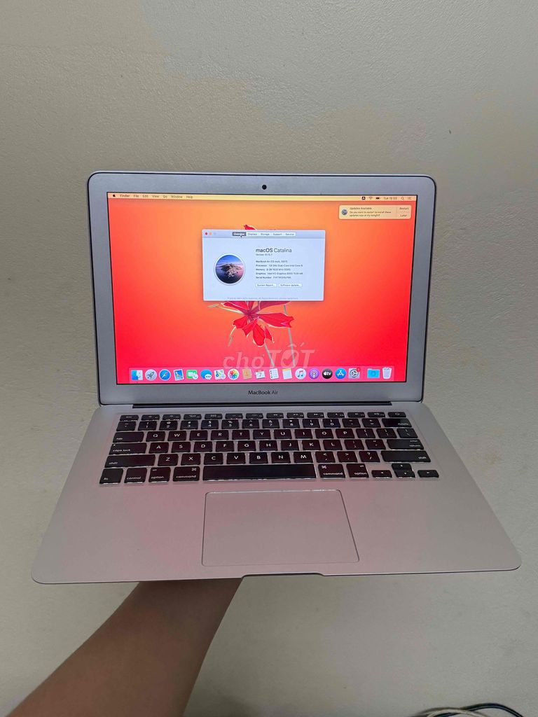Apple Macbook Air 2017 i5 13.3 inch 8GB/256GB Bạc. Mua bán Laptop tại Quận Thanh Xuân Hà Nội được đăng bởi Ph Anh Khoa  hình 1