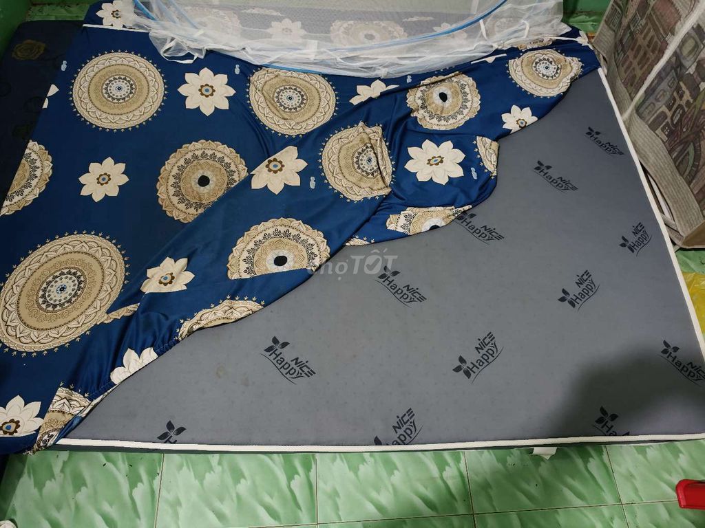 Nệm Nice Happy Cao su non 1m8x1m4. Mua bán Giường, chăn ga gối nệm tại Thành phố Mỹ Tho Tiền Giang được đăng bởi tien vo quoc hình 1