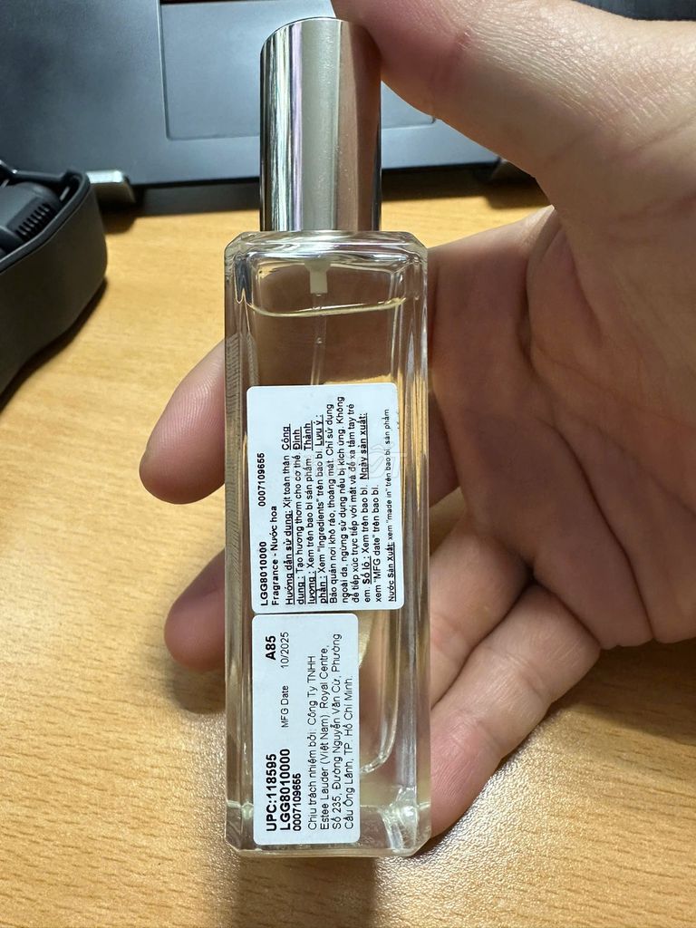 Nước hoa Jo Malone Lime Basil & Mandarin. Mua bán Nước hoa tại Thành phố Thuận An Bình Dương được đăng bởi nguyễn thanh phú hình 1