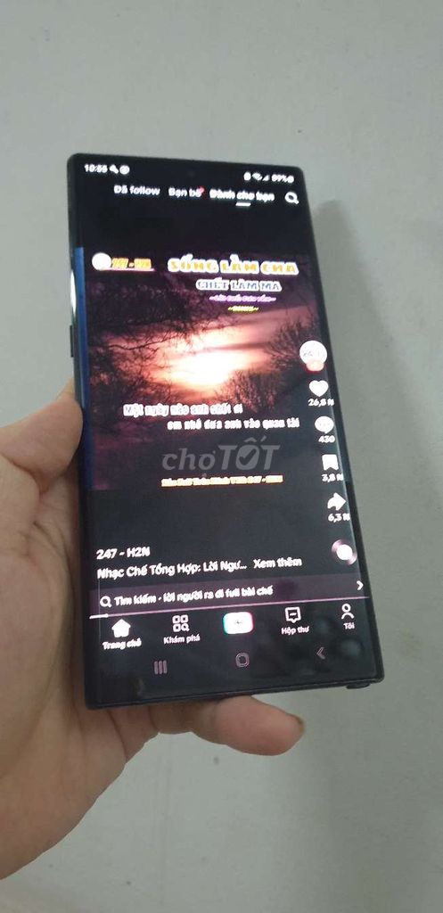Samsung Note10plus lướt tiktok mượt. Mua bán Điện thoại tại Quận Tân Phú Tp Hồ Chí Minh được đăng bởi Điện thoại SAMPHONE hình 1
