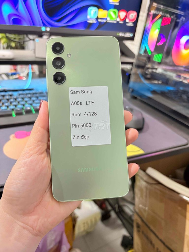 Samsung A05s 128GB Xanh lá. Mua bán Điện thoại tại Quận Hoàng Mai Hà Nội được đăng bởi Nguyễn Bích Ngọc hình 1