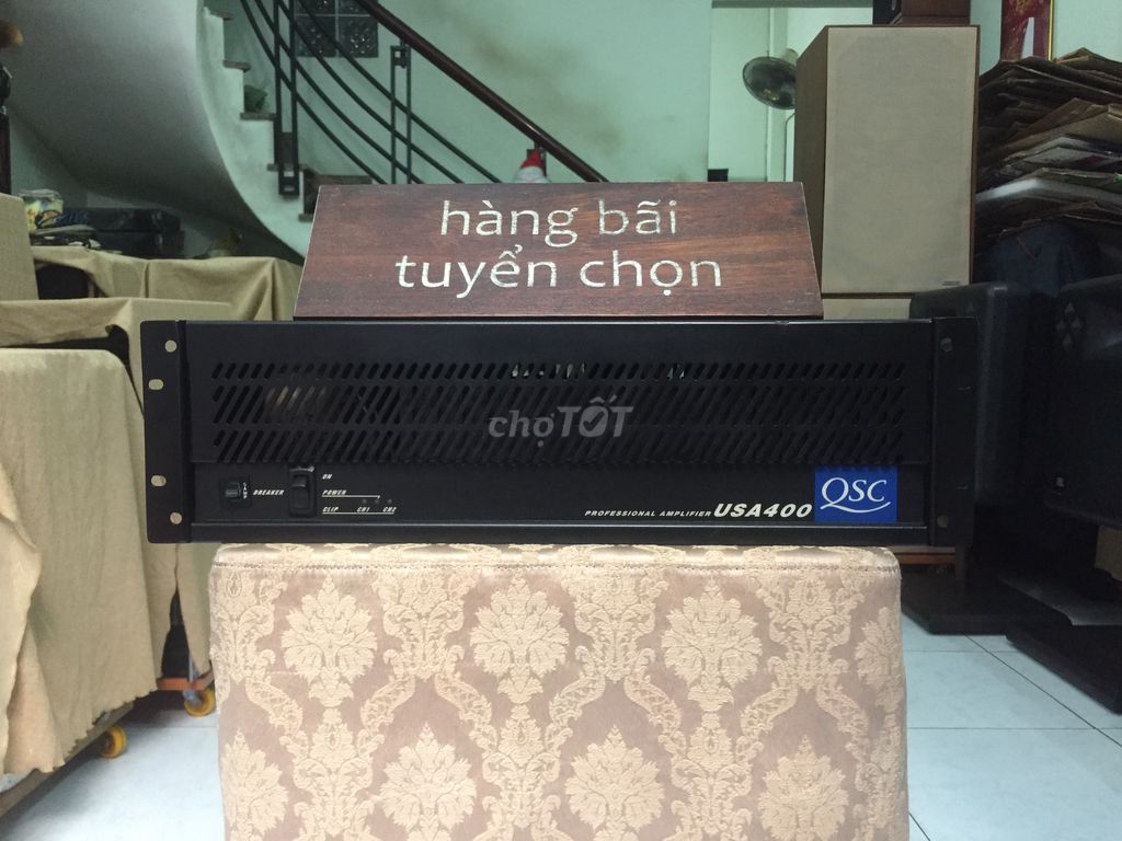 Sale Power QSC 400 USA chạy 8 sò sắt Mexico. Mua bán Tivi, Âm thanh tại Quận Tân Bình Tp Hồ Chí Minh được đăng bởi nhut audio hình 1
