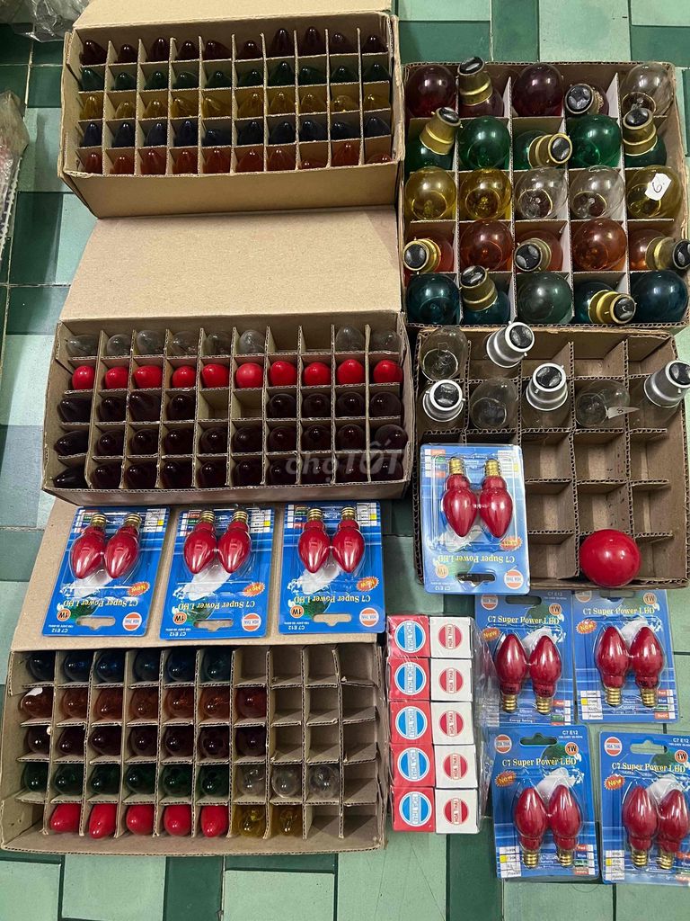 Bóng đèn LED Hoa Thái C7 Đỏ. Mua bán Đèn tại Quận 8 Tp Hồ Chí Minh được đăng bởi Linh Đào  hình 1