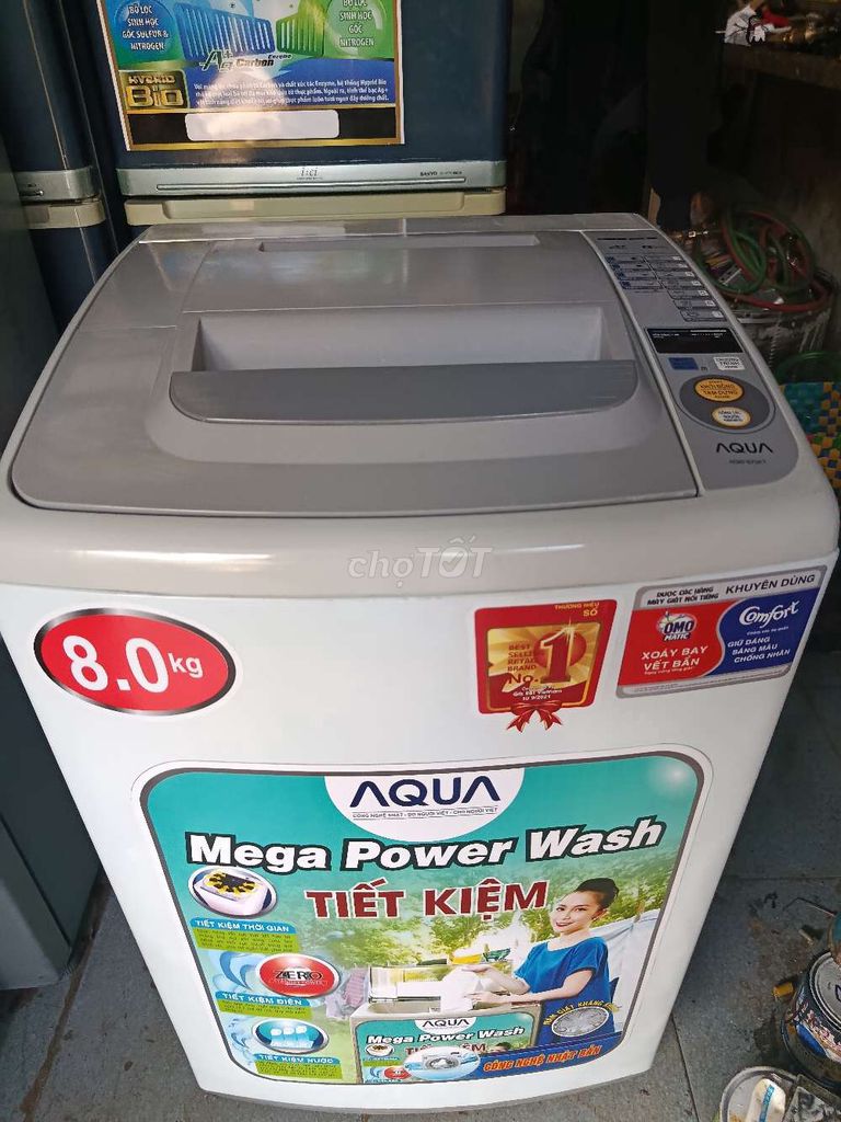 Máy giặt Sanyo 8kg đẹp êm