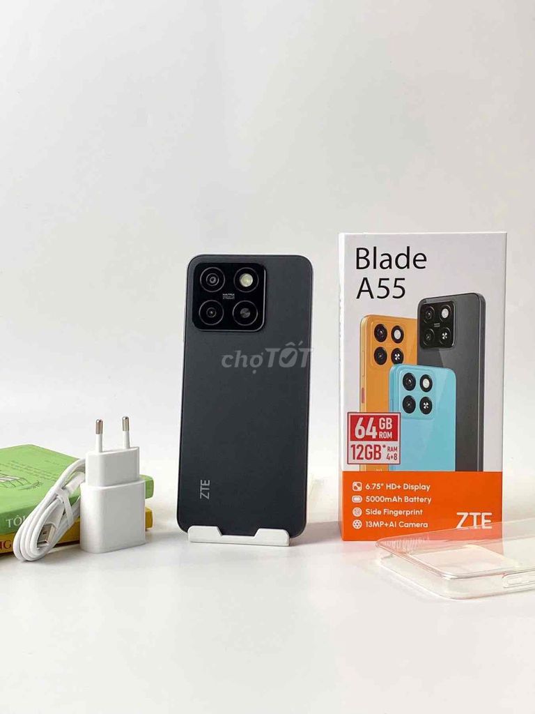 ZTE Blade A55 64GB Đen. Mua bán Điện thoại tại Quận Hải Châu Đà Nẵng được đăng bởi Thousgiakho hình 1
