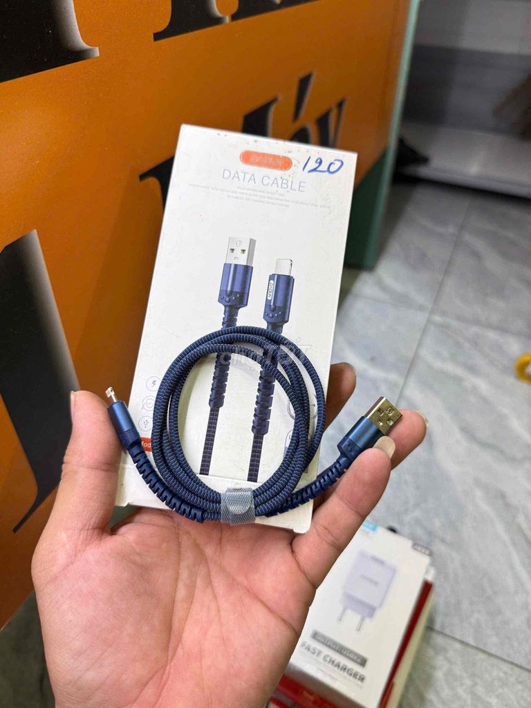Cáp sạc Xanh dương. Mua bán Phụ kiện (Màn hình, Chuột...) tại Huyện Đức Hòa Long An được đăng bởi Nguyễn Bảo Thủ hình 1