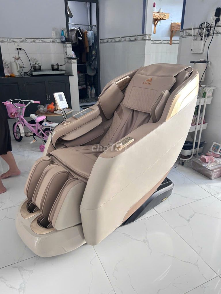 Ghế massage Asama Sonic 68 Trắng Bi lăn toàn thân. Mua bán Bàn ghế tại Thành phố Cao Lãnh Đồng Tháp được đăng bởi lantuongasama hình 1