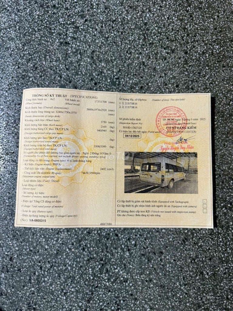 Ford transit 2009 van 3 người 940kg xe zin đẹp ken. Mua bán Ô tô tại Quận Bình Tân Tp Hồ Chí Minh được đăng bởi thành tâm  hình 11