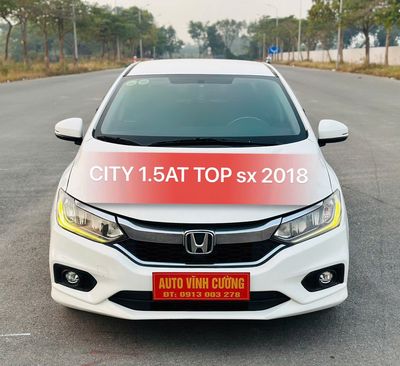 Honda City 1.5AT TOP 2018 Trắng Tự động