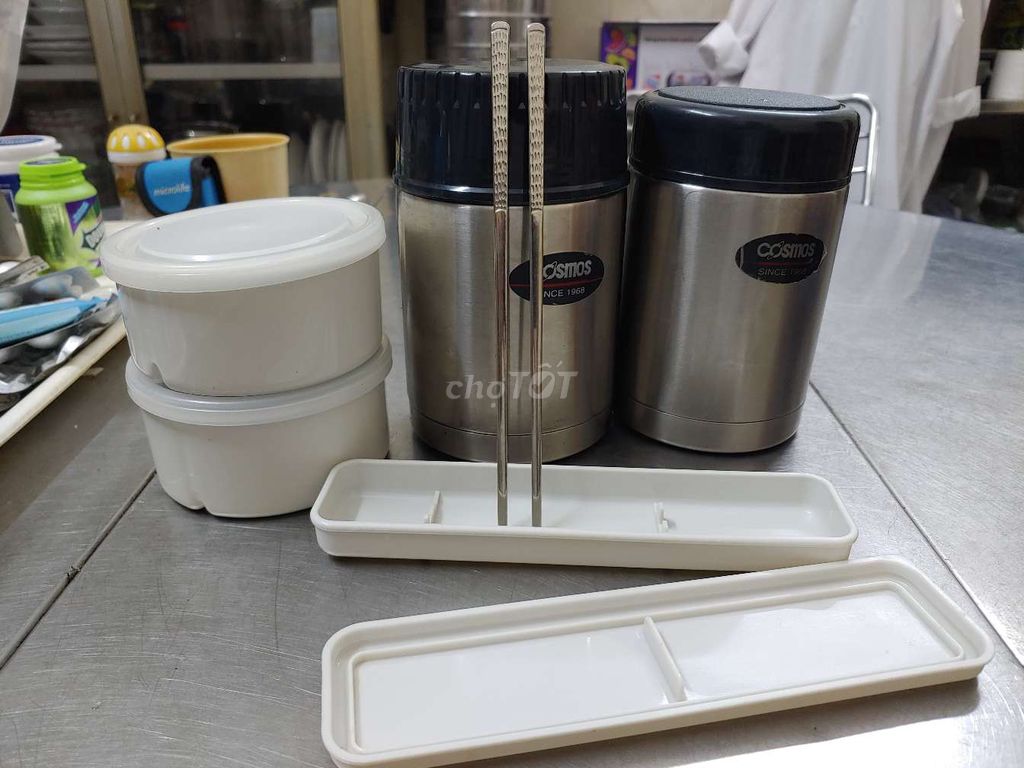 Hộp cơm giữ nhiệt Cosmos Bạc. Mua bán Dụng cụ nhà bếp tại Quận Bình Tân Tp Hồ Chí Minh được đăng bởi Nguyen Trung Dung hình 1