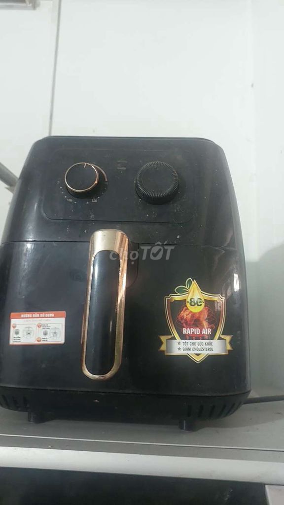 Nồi chiên không dầu Rapid Air Đen. Mua bán Bếp, lò, đồ điện nhà bếp tại Thành phố Vũng Tàu Bà Rịa - Vũng Tàu được đăng bởi luuan hình 1