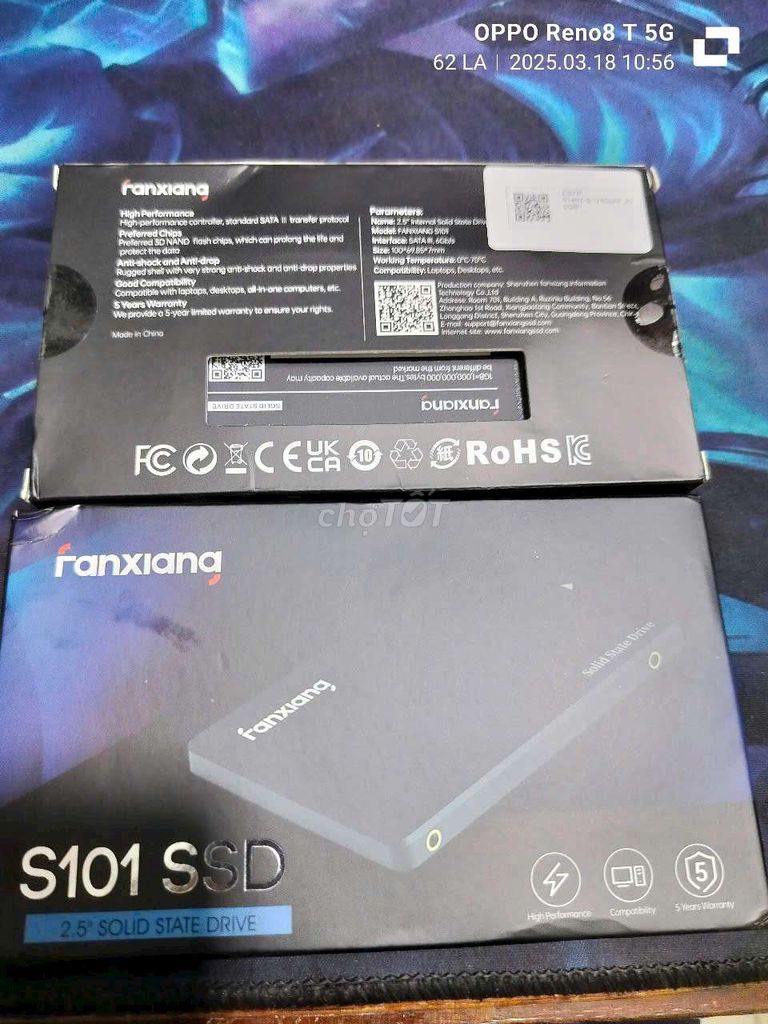 Ổ cứng SSD 256 Fanxiang S101. Mua bán Linh kiện (RAM, Card...) tại Huyện Cần Giuộc Long An được đăng bởi TayNinhProLA hình 1