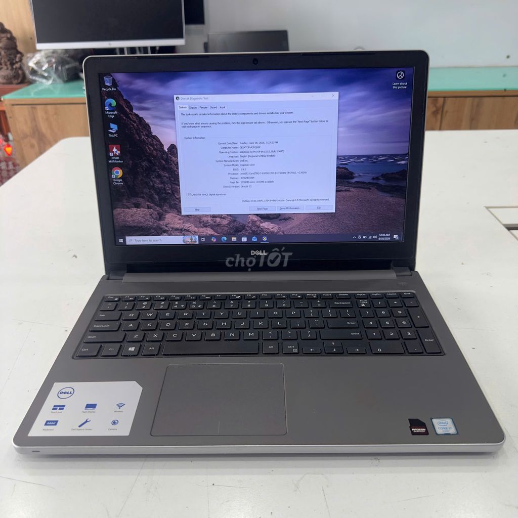 Dell Inspiron 5459 i7-6500U 15.6 inch HD 8GB/256GB. Mua bán Laptop tại Quận Tân Bình Tp Hồ Chí Minh được đăng bởi Nguyễn thế duy hình 1