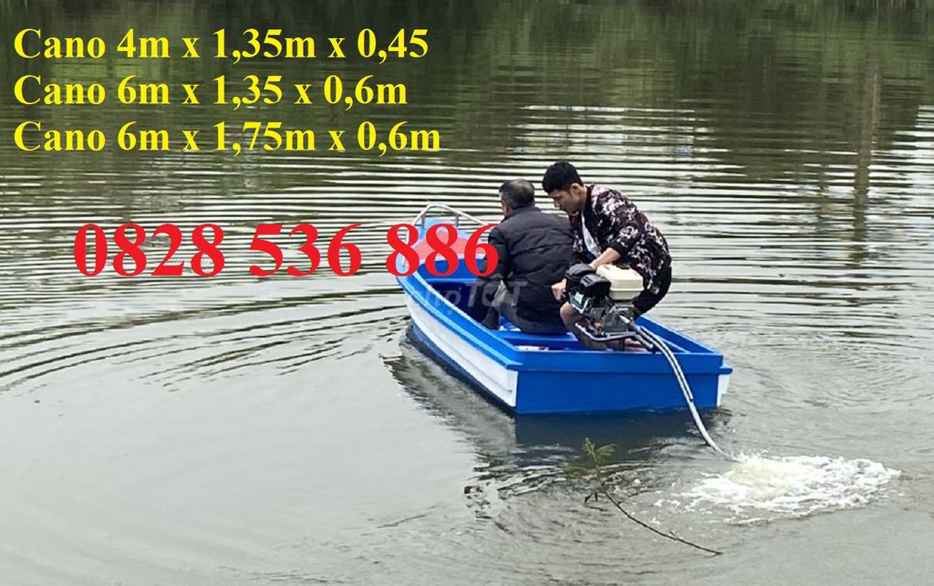 Thuyền chở 4 người, Thuyền gắn động cơ 6 người. Mua bán Đồ thể thao, Dã ngoại tại Thành phố Lào Cai Lào Cai được đăng bởi BẮC HÀ hình 1