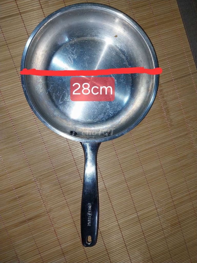 Chảo Five Star Thép không gỉ 28cm. Mua bán Dụng cụ nhà bếp tại Quận Hồng Bàng Hải Phòng được đăng bởi Bin hình 1