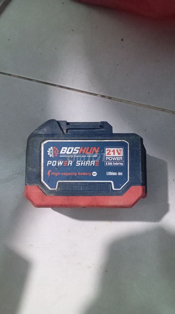 Pin BOSHUN Lithium-ion 21V 6.0Ah. Mua bán Phụ kiện (Màn hình, Chuột...) tại Huyện Bến Lức Long An được đăng bởi Tâm Lê hình 1