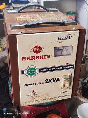 Bán ổn áp 2kva Hanshin dây đồng hoạt động tốt. Mua bán Đồ chuyên dụng, Giống nuôi trồng tại Thành phố Thủ Đức Tp Hồ Chí Minh được đăng bởi Thanh Nhường