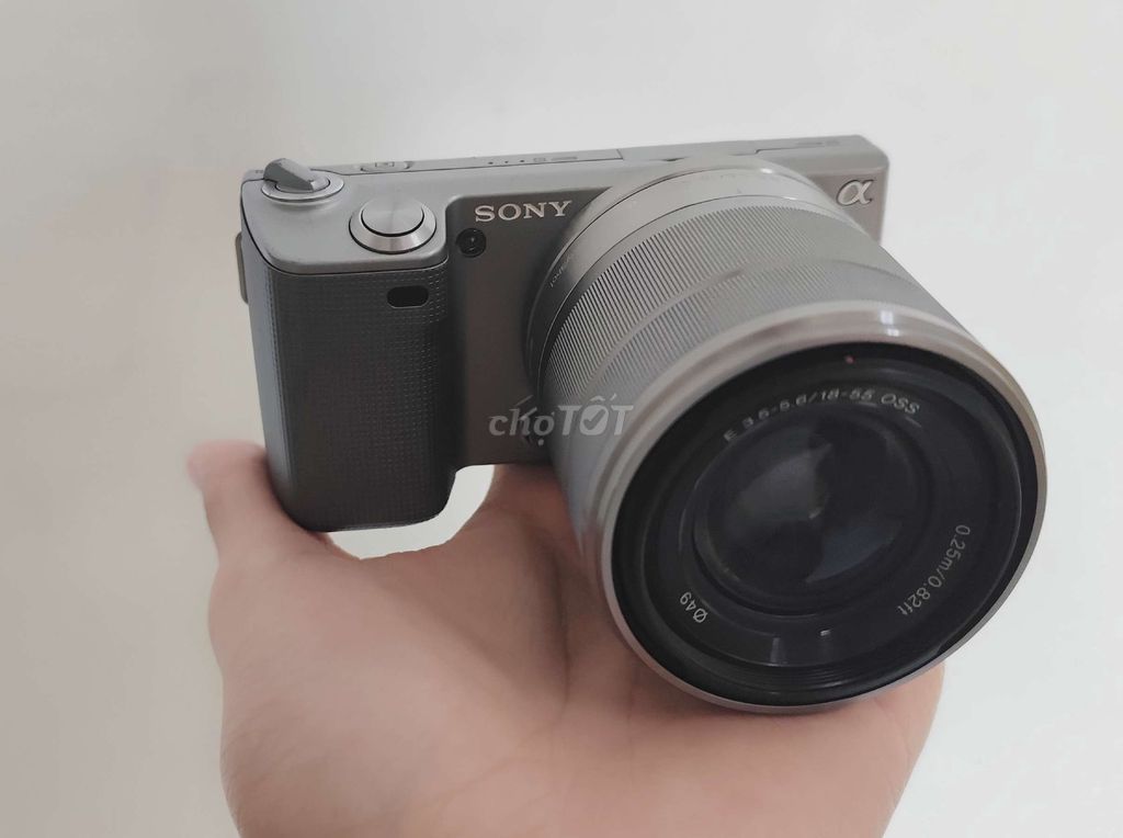 Máy ảnh Sony NEX-5 - Lens 18-55 OSS Bạc. Mua bán Máy ảnh, Máy quay tại Quận 1 Tp Hồ Chí Minh được đăng bởi Huy Đức hình 1