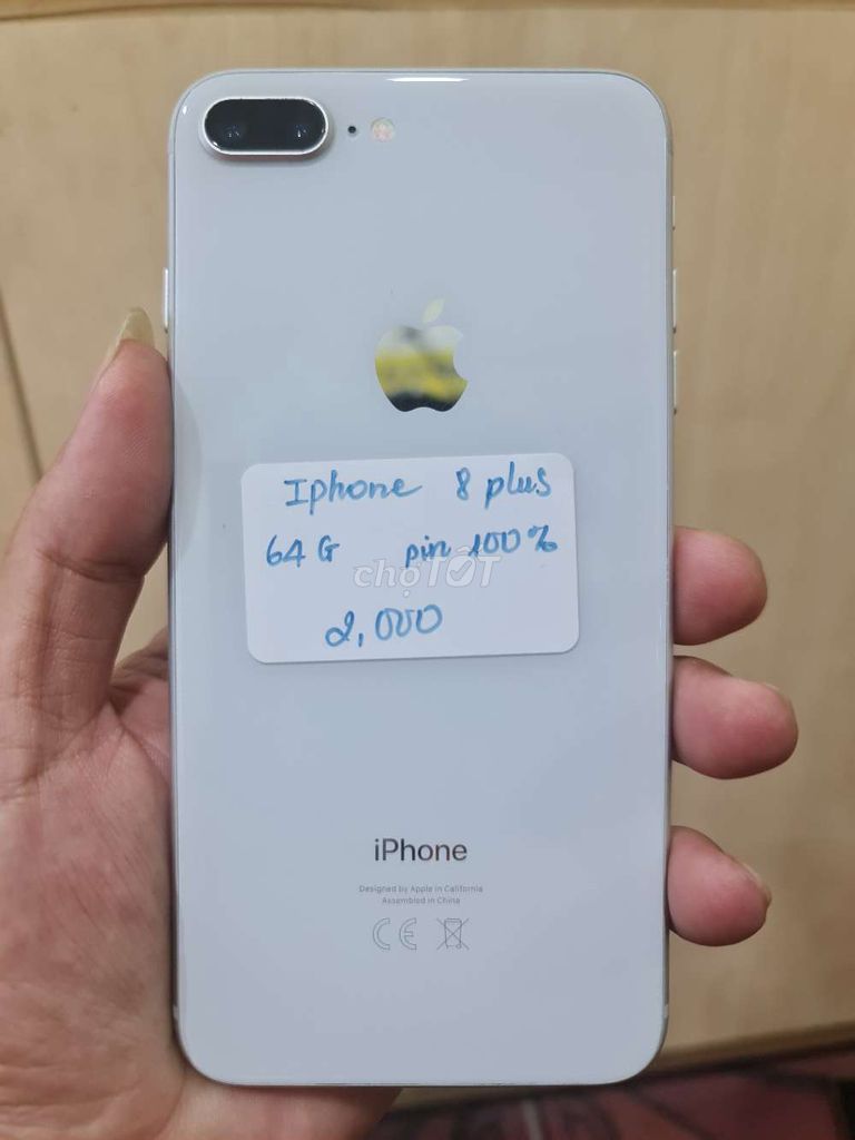 Apple iPhone 8 Plus 64GB Trắng Còn mới. Mua bán Điện thoại tại Thành phố Biên Hòa Đồng Nai được đăng bởi Lehoang Minhphu hình 1