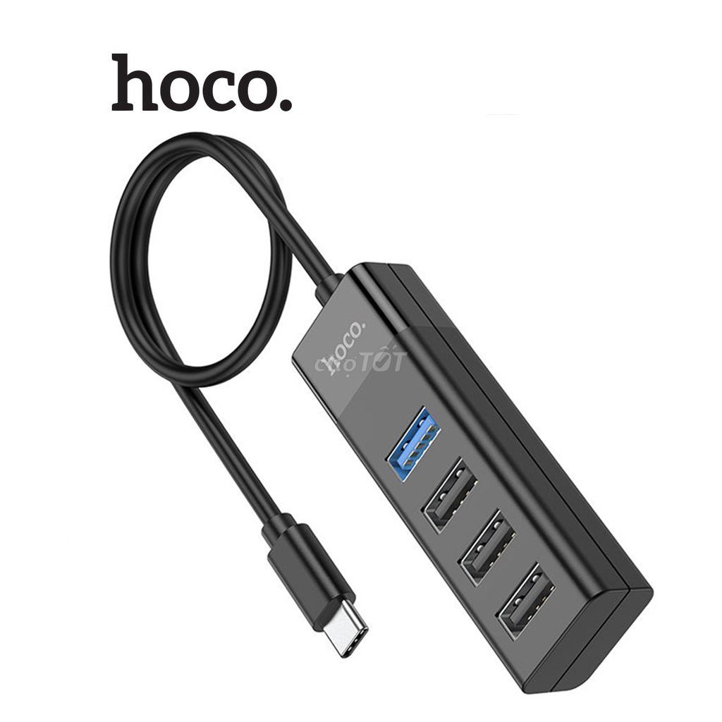 Hub chia cổng USB Hoco HB25 Type-C / USB