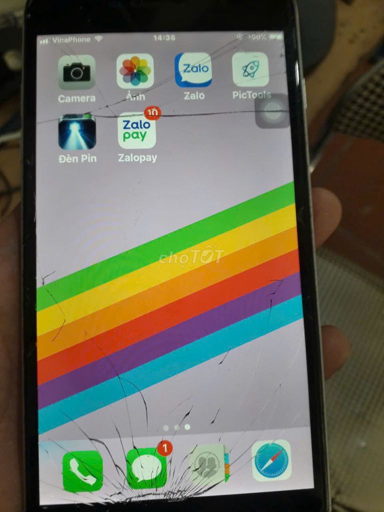 Main  iPhone 6 Plus nứt kính. Mua bán Linh kiện (RAM, Card...) tại Quận Hà Đông Hà Nội được đăng bởi Rhythm hình 1