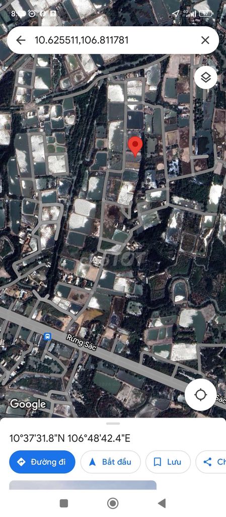 Bán đất mặt tiền đường bê tông xã Bình Khánh H CẦN GIỜ