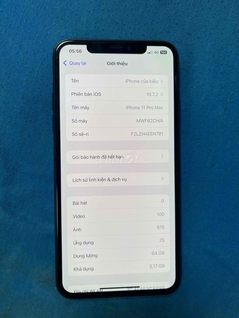 Cần bán iPhone 11 Pro Max 64GB full chức năng. Mua bán Điện thoại tại Huyện Châu Thành Bến Tre được đăng bởi cường hình 1