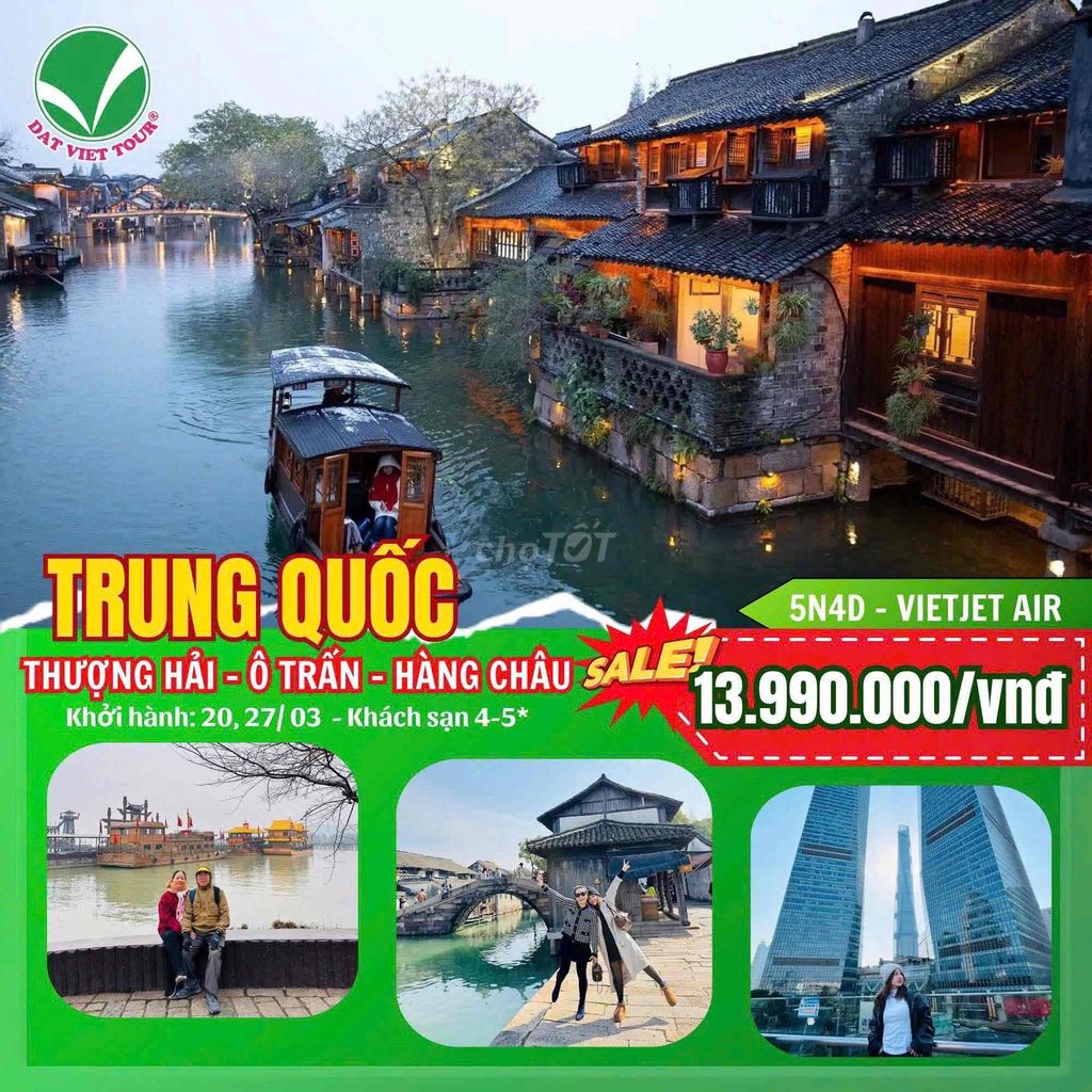 TOUR TRUNG QUỐC 5N4D