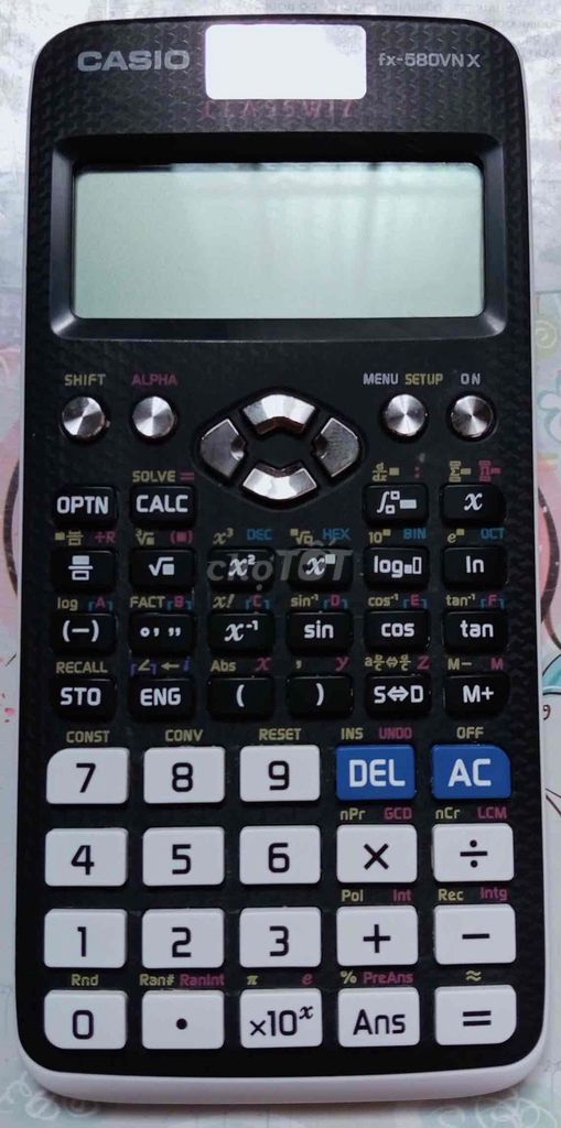 Máy tính Casio fx-580VN X Đen. Mua bán Đồ dùng văn phòng tại Quận Bình Thuỷ Cần Thơ được đăng bởi Châu Đại Thiên hình 1