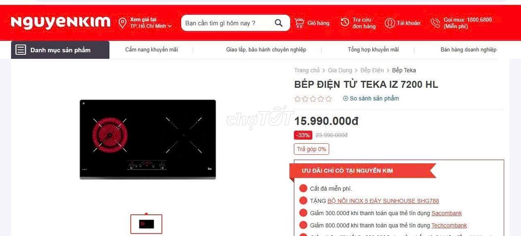 Giảm sâu Bếp đôi TeKa từ+hồng ngoại mới 100%. Mua bán Bếp, lò, đồ điện nhà bếp tại Quận 7 Tp Hồ Chí Minh được đăng bởi Thanh Le hình 1