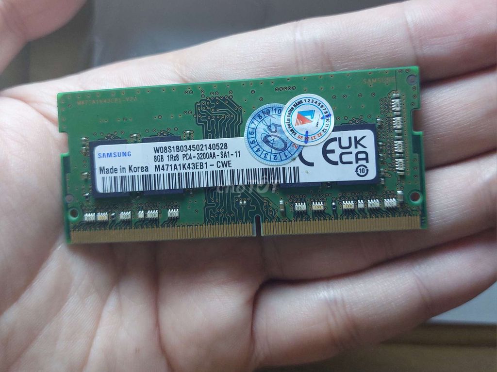 RAM Laptop Samsung 8GB DDR4. Mua bán Linh kiện (RAM, Card...) tại Thành phố Long Xuyên An Giang được đăng bởi Nguyễn Trọng hình 1