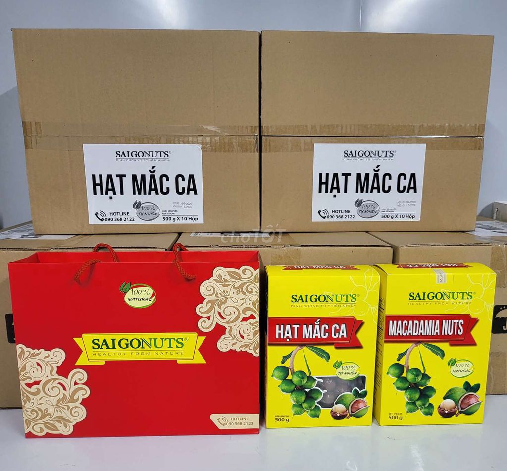 Hạt mắc ca Saigonuts 500g Tự nhiên. Mua bán Đồ ăn, thực phẩm và các loại khác tại Quận 12 Tp Hồ Chí Minh được đăng bởi Trần quốc Toản hình 1