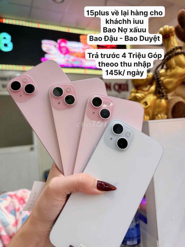 iPhone 15 Plus Hồng, Trắng Đã sử dụng. Mua bán Điện thoại tại Huyện Hóc Môn Tp Hồ Chí Minh được đăng bởi Hoàng Trần Quí  hình 1
