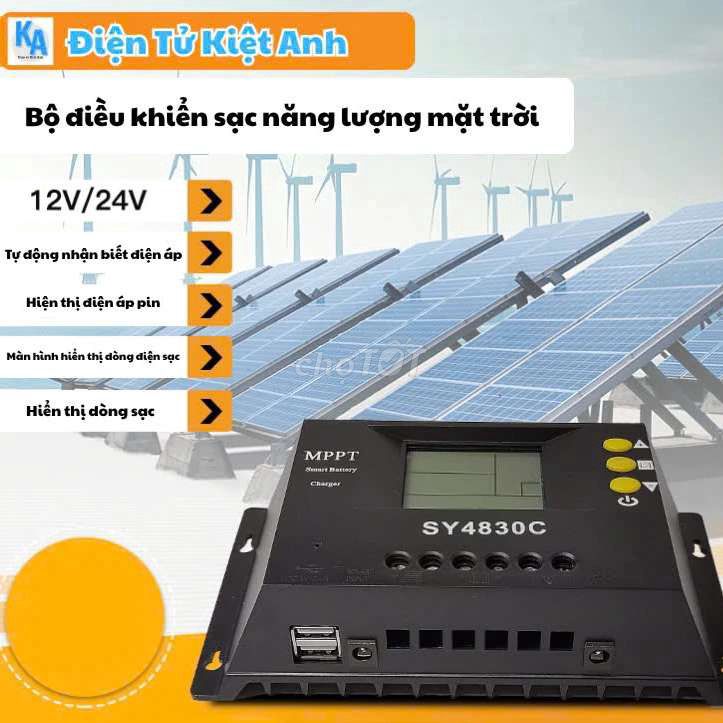 Bộ điều khiển sạc SY4830C MPPT 30A. Mua bán Đồ chuyên dụng, Giống nuôi trồng tại Quận Bình Thạnh Tp Hồ Chí Minh được đăng bởi Văn Bội Kiều hình 1