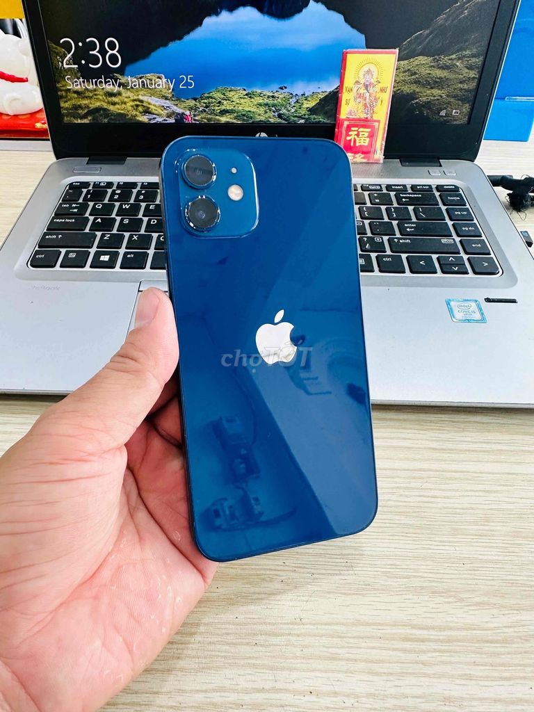 12 128GB quốc tế _  máy zin viền nhăm