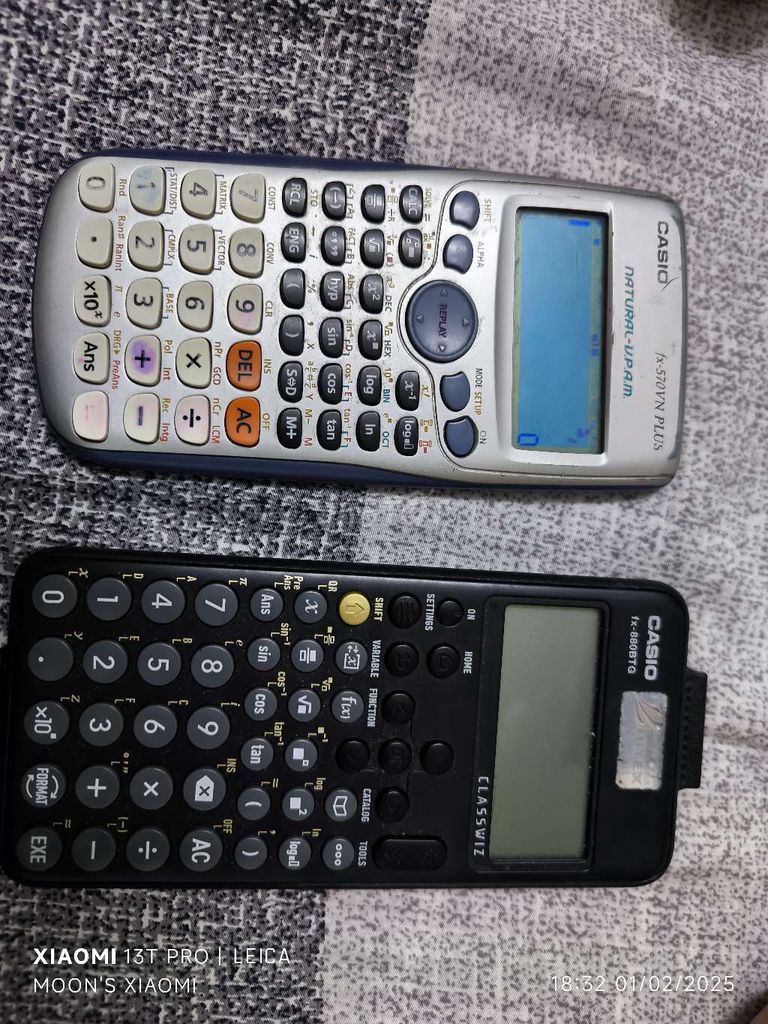 Máy tính casio Fx570es plus fx 880 btg