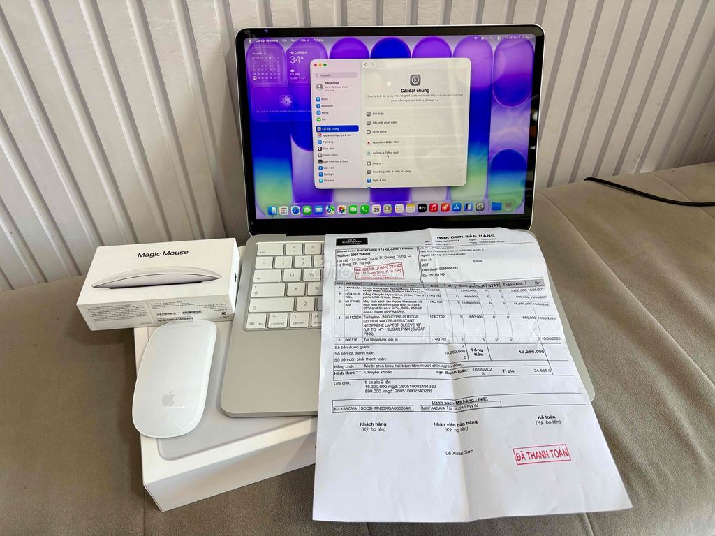 Apple Macbook NEO 8GB/256Gb Sạc 2 lần Shopdunk. Mua bán Laptop tại Quận Đống Đa Hà Nội được đăng bởi Quý Hoàng hình 1