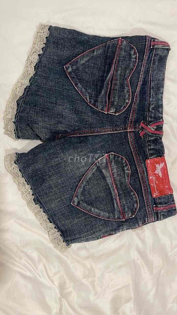 Quần short Jean Nữ Cạp trễ Xanh đậm. Mua bán Quần áo tại Huyện Hải Hậu Nam Định được đăng bởi Tracy Makarova hình 1