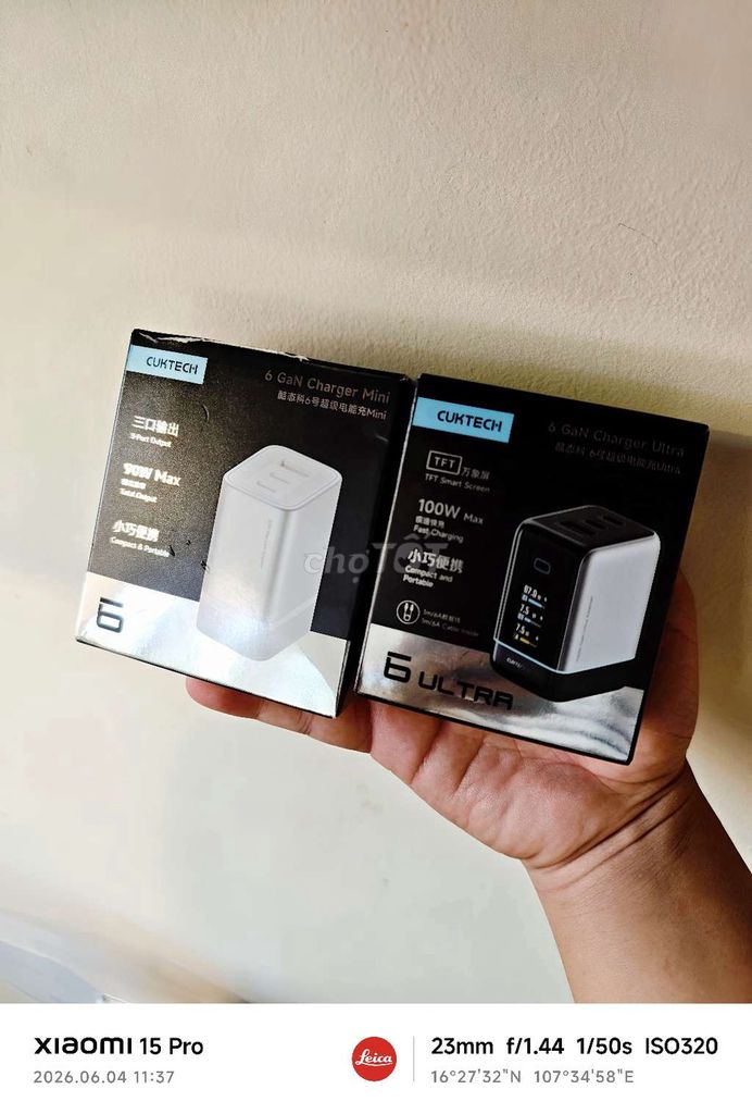 Củ sạc Cukteck 6 Ultra. Mua bán Phụ kiện (Màn hình, Chuột...) tại Thị xã Hương Thủy Thừa Thiên Huế được đăng bởi BT Store hình 1