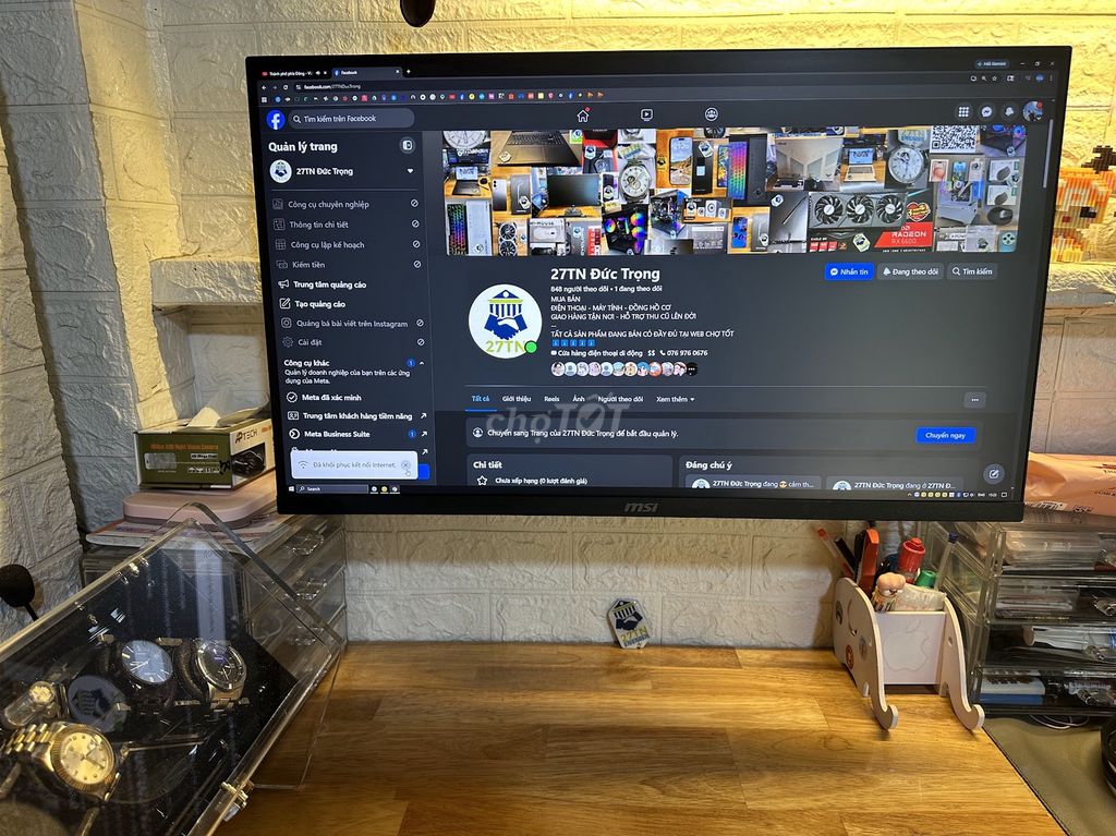 Màn hình Gaming MSI 27 inch 2K 180Hz IPS USB-C. Mua bán Phụ kiện (Màn hình, Chuột...) tại Huyện Đức Trọng Lâm Đồng được đăng bởi 27TN Đức Trọng hình 1