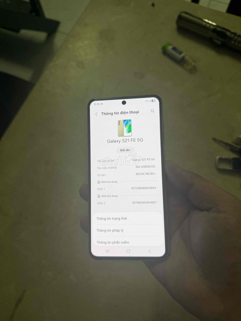 S21 Fe Chính Hãng 2 Sim Màn Đẹp Full Chức Năng. Mua bán Điện thoại tại Quận Bình Tân Tp Hồ Chí Minh được đăng bởi HCM hình 1