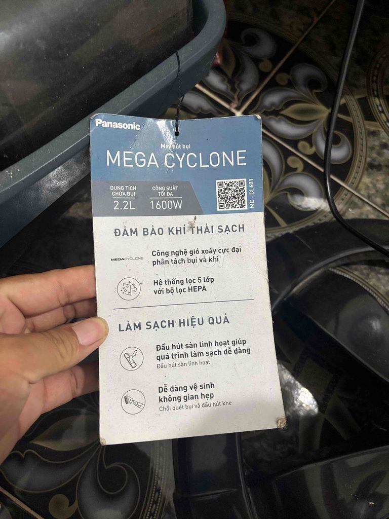 Máy hút bụi Panasonic Mega Cyclone. Mua bán Thiết bị vệ sinh, nhà tắm tại Thành phố Vũng Tàu Bà Rịa - Vũng Tàu được đăng bởi dung manh hình 1